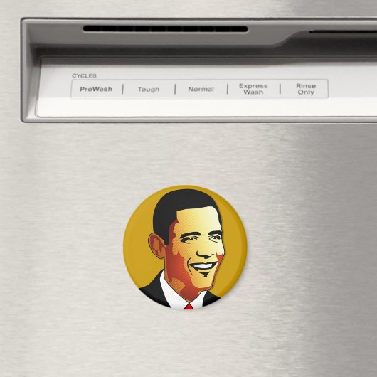 Barack Obama vectorillustratie Magneet (Insitu (Vaatwasser))