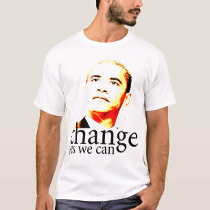 Barack Obama verandert ja we kunnen T-shirt
