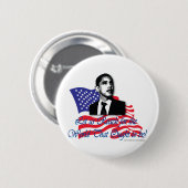 Barack Obama?Verenigde Staten Ronde Button 5,7 Cm (Voorkant /achterkant)