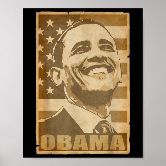 barack obama verscheurd Poster (Voorkant)