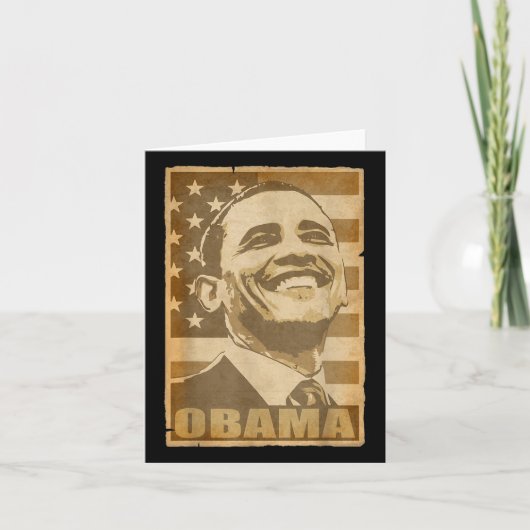 barack obama verscheurd Poster Kaart (Voorkant)