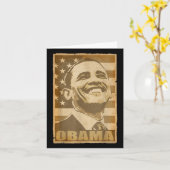 barack obama verscheurd Poster Kaart (Gele Bloem)