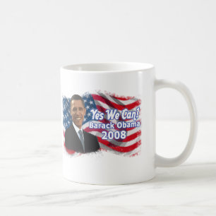 Barack Obama voor de Mok van President