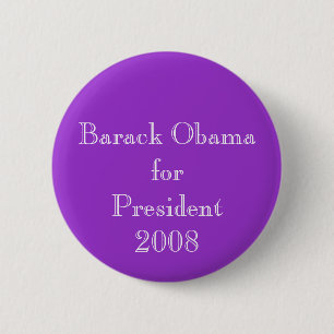 Barack Obama voor President 2008 Ronde Button 5,7 Cm