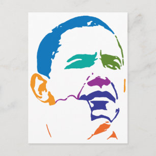 Barack Obama voor President 2012 Briefkaart
