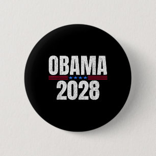Barack Obama voor President 2028 Obama 2028 Ronde Button 5,7 Cm