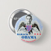 Barack Obama voor president? In 2012? Ronde Button 5,7 Cm (Voorkant /achterkant)