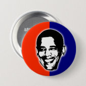 Barack Obama voor President Ronde Button 7,6 Cm (Voorkant /achterkant)
