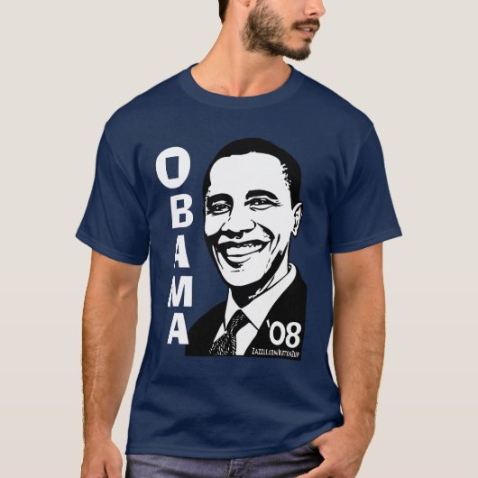 Barack Obama voor President! Shirt (Voorkant)