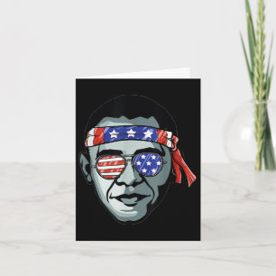 Barack Obama VS Gles Bandana Patriotic Proud Demo Kaart
