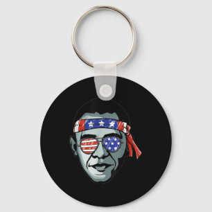 Barack Obama VS Gles Bandana Patriotic Proud Demo Sleutelhanger