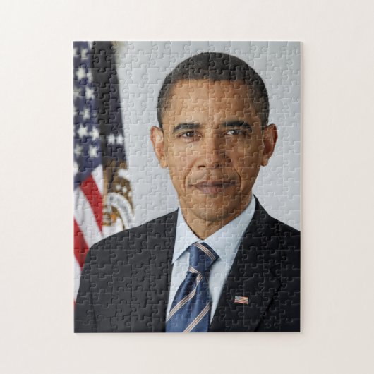 Barack Obama VS-president Witte Huis Portret  Legpuzzel (Verticaal)
