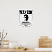 Barack Obama X-Large Wanted Poster (Keuken)