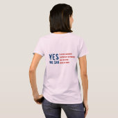 Barack Obama YES WE KUNNEN (beide zijden) T-shirt (Achterkant volledig)