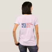 Barack Obama YES WE KUNNEN (beide zijden) T-shirt (Achterkant volledig)