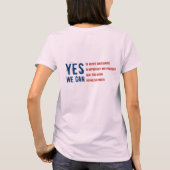 Barack Obama YES WE KUNNEN (beide zijden) T-shirt (Achterkant)