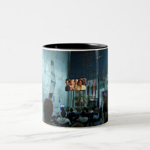 Barack Obama's inauguratie, zoals in Australië te  Tweekleurige Koffiemok