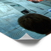 Barack Obama's Inauguration Broadcast in Australië Poster (Hoek)