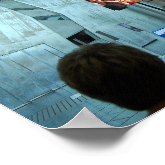 Barack Obama's Inauguration Broadcast in Australië Poster (Hoek)