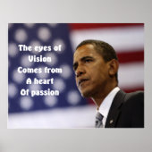 Barack Obama's ogen van passie-posters Poster (Voorkant)