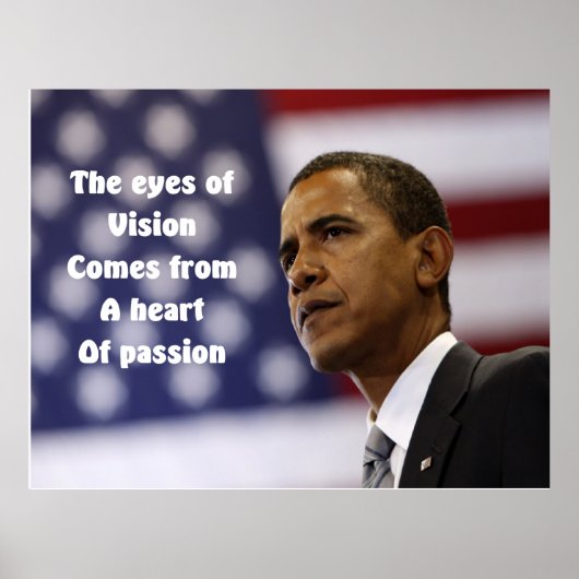 Barack Obama's ogen van passie-posters Poster (Voorkant)