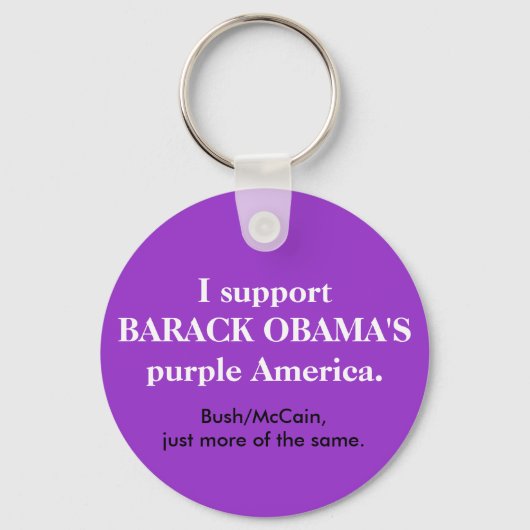 Barack Obama's Paarse Amerikaanse sleutelhanger (Voorkant)
