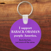 Barack Obama's Paarse Amerikaanse sleutelhanger (Voorkant)