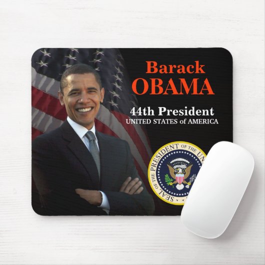 Barack Obama's President Day Mousepad Muismat (Met muis)