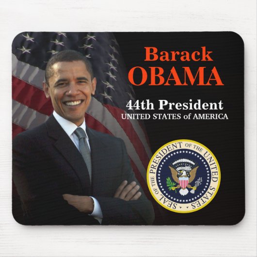 Barack Obama's President Day Mousepad Muismat (Voorkant)