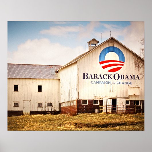 Barack Obama's presidentiële campagne Poster (Voorkant)
