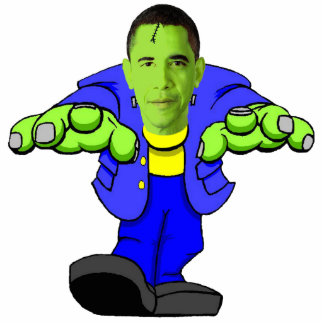 Barack Obamastein Staand Fotobeeldje