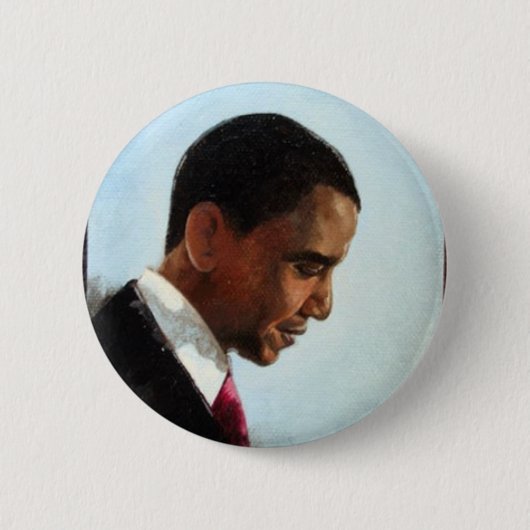 Barack Pin Ronde Button 5,7 Cm (Voorkant)