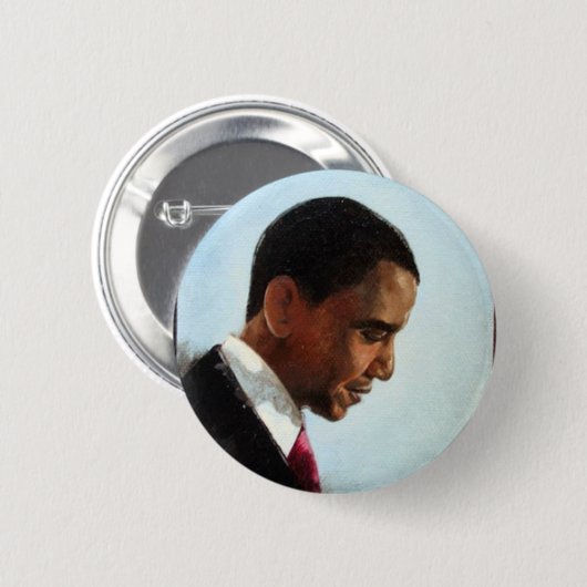 Barack Pin Ronde Button 5,7 Cm (Voorkant /achterkant)