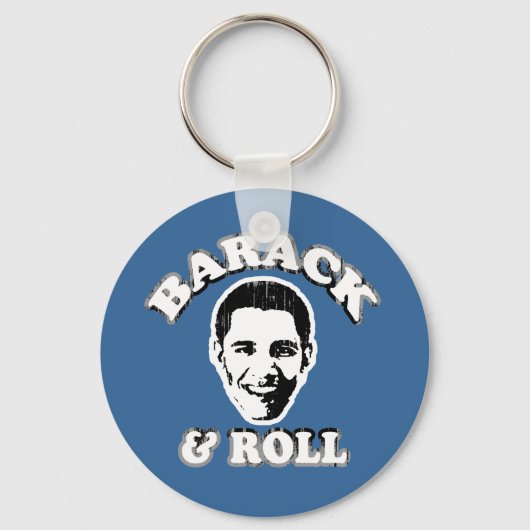 Barack & Roll .png Sleutelhanger (Voorkant)