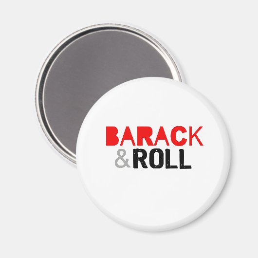 Barack & Roll T-shirt Magneet (Voorkant / Achterkant)