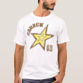 Barack Star O8 Onderdruk grafisch T-Shirt (Voorkant)