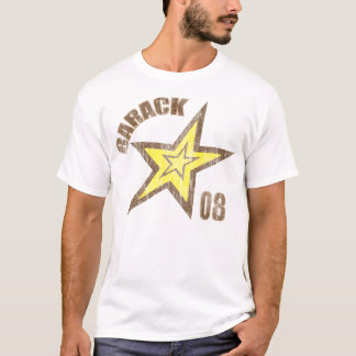 Barack Star O8 Onderdruk grafisch T-Shirt
