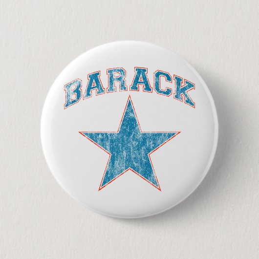 barack star ronde button 5,7 cm (Voorkant)