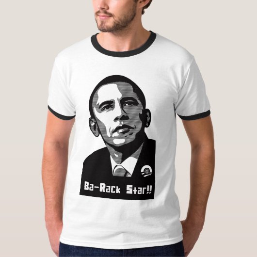 Barack Star-T-shirt T-shirt (Voorkant)