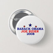 Barack Stars Ronde Button 5,7 Cm (Voorkant /achterkant)