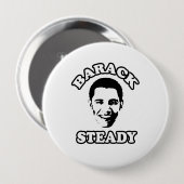 BARACK STEADY -.png Ronde Button 4,0 Cm (Voorkant /achterkant)