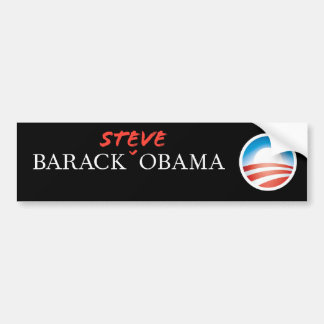 Barack Steve Obama Bumpersticker