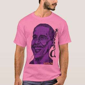 Barack T-shirt Paars, JackTea '09