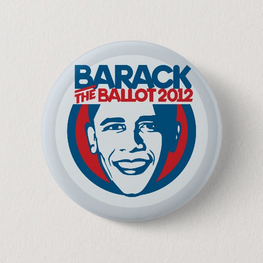 Barack the Ballot 12 Button pro-Obama (Voorkant)