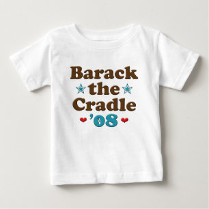 Barack the Cradle 08 Obama Baby Long Meve T-shirt