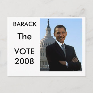 Barack the Vote Briefkaart
