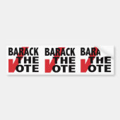 Barack the Vote Bumpersticker (Voorkant)