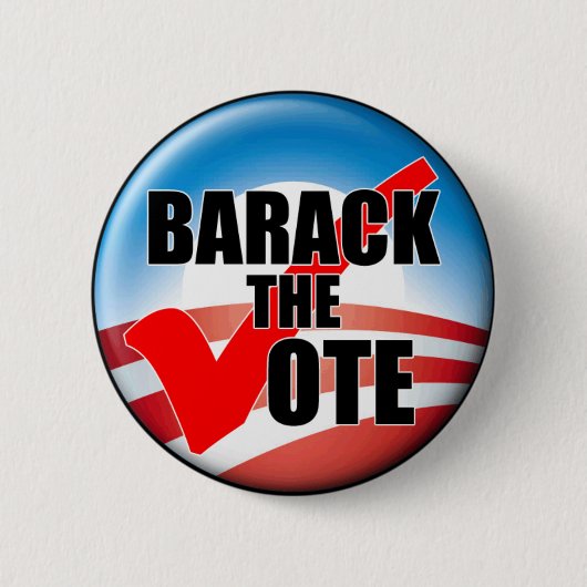 barack-the_voteButton Ronde Button 5,7 Cm (Voorkant)