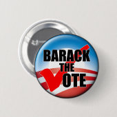 barack-the_voteButton Ronde Button 5,7 Cm (Voorkant /achterkant)