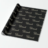 Barack Vorname Name edles Geschenkpapier Papier (Uitgerold)